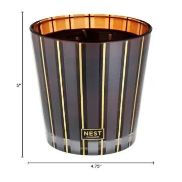 NEST Fragrances 3-Wick Candle- Hearth , 21.2 oz
