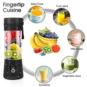 MIAOKE Portable Blender for Smoothies - USB Rechargeable
