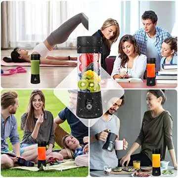 MIAOKE Portable Blender for Smoothies - USB Rechargeable