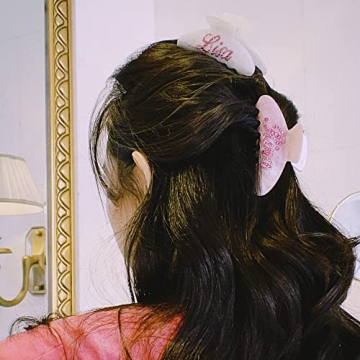 Large Custom Hair Claw Clips for Personalized Style