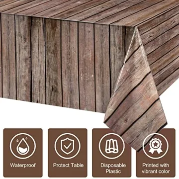 Tiamon Western Party Tablecloths - Durable & Stylish