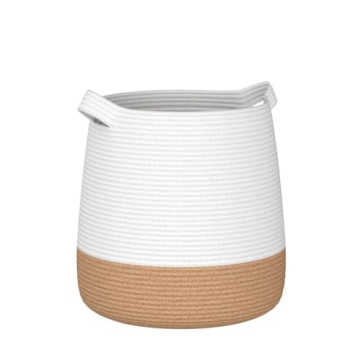 GooBloo Woven Blanket Basket - Stylish Storage Solution