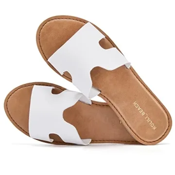 Stylish KOLILI Womens Slide Sandals for Summer Comfort