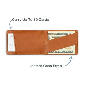 Andar Leather Slim RFID Bifold Wallet - The Ranger Tan