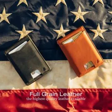 Andar Leather Slim RFID Bifold Wallet - The Ranger Tan