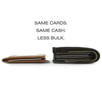 Andar Leather Slim RFID Bifold Wallet - The Ranger Tan