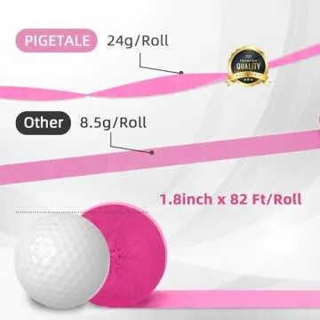 PIGETALE Crepe Paper Streamers 8 Rolls 656ft, Pack of Red, Hot Pink, Peach and White Party Streamers for Bachelorette Girl Birthday Party Baby Shower Reunion Wedding Decorations (1.8Inch x 82Ft/Roll)