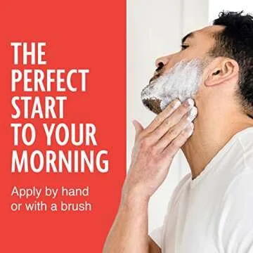 Caffeinated Shaving Cream with Aloe & Shea Butter for Men