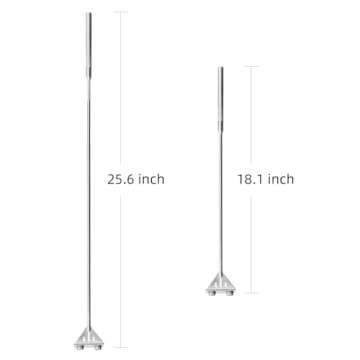 Kirecoo Algae Scraper for Glass Aquariums, 25.6" Fish Tank Cleaner, Stainless Steel Algae Scraper fo...