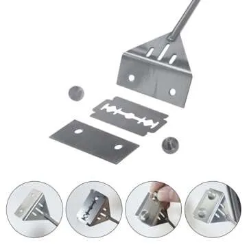 Kirecoo Algae Scraper - 25.6" Stainless Steel Cleaner