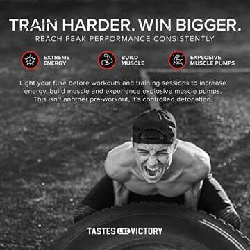 Six Star Pre Workout PreWorkout Explosion | Pre Workout Powder for Men & Women | PreWorkout Energy Powder Drink Mix | Sports Nutrition Pre-Workout Products | Fruit Punch (30 Servings)