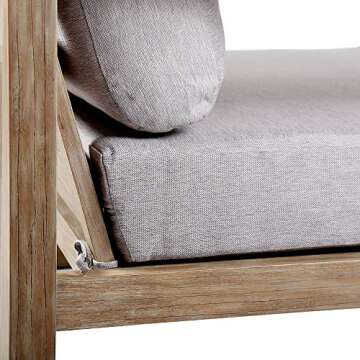 Luxurious Outdoor Eucalyptus Sofa for Your Patio