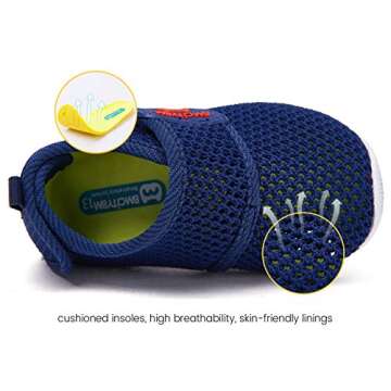 BMCiTYBM Toddler Shoes - Breathable Mesh Sneakers for Kids