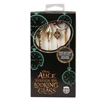 elope Disney Alice Mad Hatter Hat Pins Collection