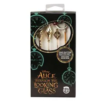elope Disney Alice Mad Hatter Hat Pins Collection