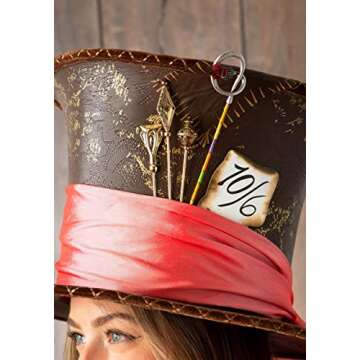 elope Disney Alice Mad Hatter Hat Pins Collection