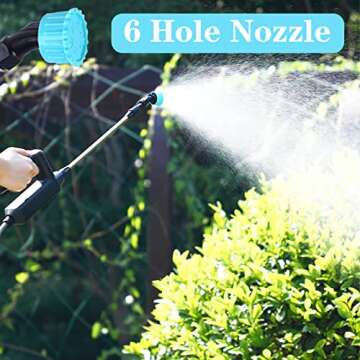 Electric Plant Sprayer with Rechargeable Battery and 5M Hose