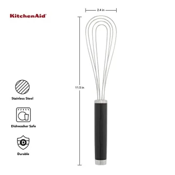 KitchenAid Flat & Silicone Whisk Set - 2 Whisks