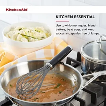 KitchenAid Flat & Silicone Whisk Set - 2 Whisks