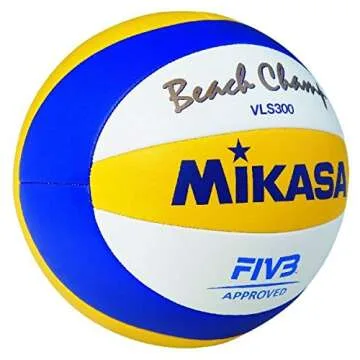MIKASA VLS300 Beach Volleyball – Official FIVB Game Ball