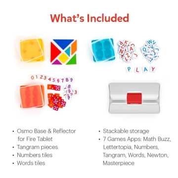 Osmo Genius Starter Kit for Fire Tablet - Learning Games