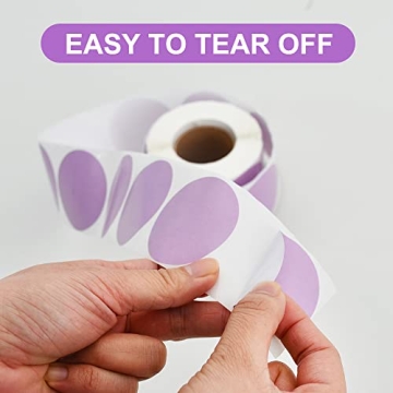 Vuzvuv 2 Inch Round Purple Labels for Any Occasion