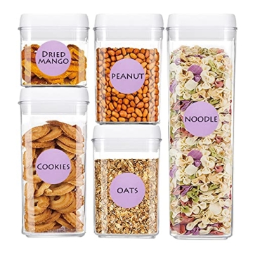 Vuzvuv 2 Inch Round Purple Labels for Any Occasion