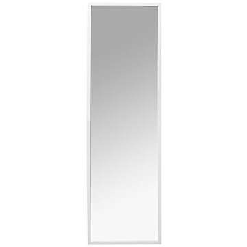 Everly Hart Collection Gallery Solutions 58” L x 17.5”W Framed Free Standing Full Length Mirror with Easel, White