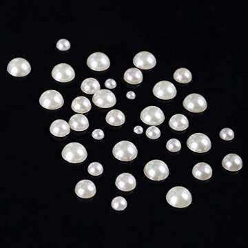 Senkary Self Adhesive Pearl Stickers for Crafts & Nails