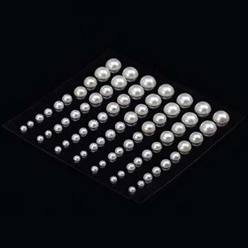 Senkary Self Adhesive Pearl Stickers for Crafts & Nails