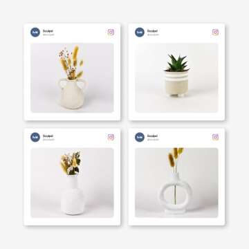 Sculpd Pottery Starter Kit - Complete Air Dry Clay Beginner Set for 2 Adults: Includes Sculpting Tools, Matte Varnish, Paint Brushes, Guide, Video Tutorials & More - Date Night Gift, Arts Crafts Hobby