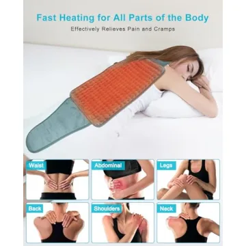Comfort Electric Heating Pad for Pain Relief and Relaxation