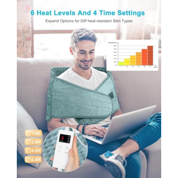 Comfort Electric Heating Pad for Pain Relief and Relaxation