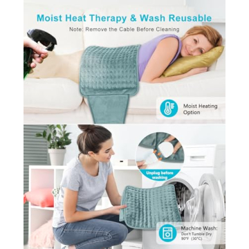 Comfort Electric Heating Pad for Pain Relief and Relaxation
