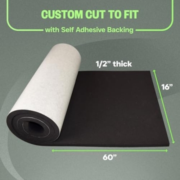 Premium Marine Foam Roll with Adhesive for Versatile Applications