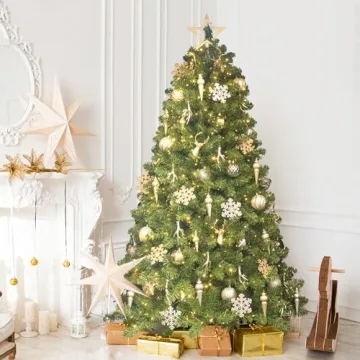 KI Store Christmas Tree Decoration Set 69pcs Shatterproof Ornaments