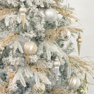 KI Store Christmas Tree Decoration Set 69pcs Shatterproof Ornaments