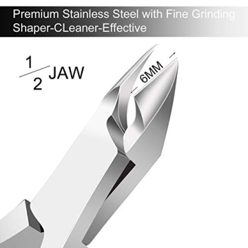 ECBASKET Cuticle Trimmer Pusher Sharp Stainless Steel Nail Care