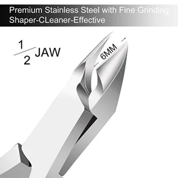 ECBASKET Cuticle Trimmer Pusher Sharp Stainless Steel Nail Care