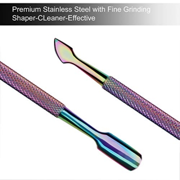 ECBASKET Cuticle Trimmer Pusher Sharp Stainless Steel Nail Care