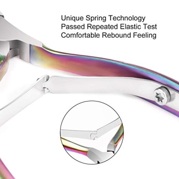 ECBASKET Cuticle Trimmer Pusher Sharp Stainless Steel Nail Care