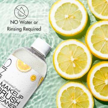 Cinema Secrets Professional Makeup Brush Cleaner, 16 fl oz, Lemon