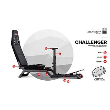 Next Level Racing Challenger Simulator Cockpit - Comfort & Performance
