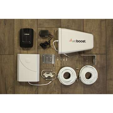 weBoost Connect 4G (470103) Indoor Cell Phone Signal Booster for Home and Office - Verizon, AT&T, T-Mobile, Sprint - Supports 5,000 Square Foot Area