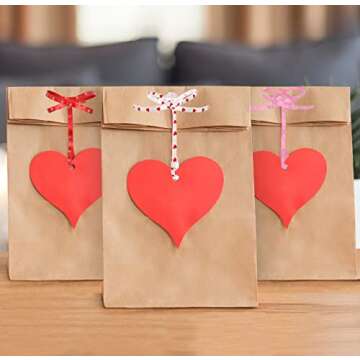 Gift Boutique 450 Yards Valentine Ribbons Heart Curling Ribbon 3 Rolls 150 Yard Per Roll; Pink Red White Hearts Valentine's Day Holiday Party Crafts Supplies Decor for Valentines Balloon