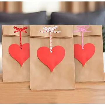 Gift Boutique 450 Yards Valentine Ribbons Heart Curling Ribbon 3 Rolls 150 Yard Per Roll; Pink Red White Hearts Valentine's Day Holiday Party Crafts Supplies Decor for Valentines Balloon