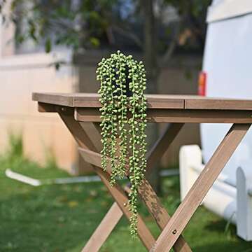 Tengda Fake Potted Succulents - 2Pcs Artificial Plants