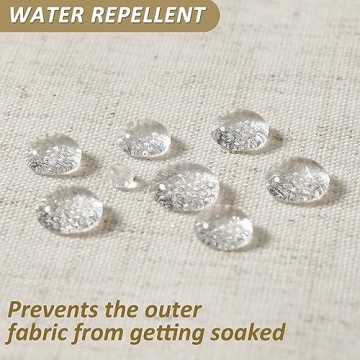 BOODII Tan Linen Shower Curtain with Removable Liner