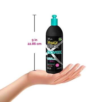 NOVEX Curl Defining and Detangling Leave In Conditioners- (For ALL CURL Types) (Mystic Black 500g– Baobab Oil. Detangler, Frizz Control, FREE of Paraben, Silicones, Petrolatum)