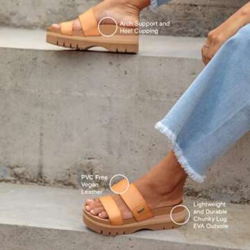 Stylish REEF Cushion Vista Higher Sandal for Women